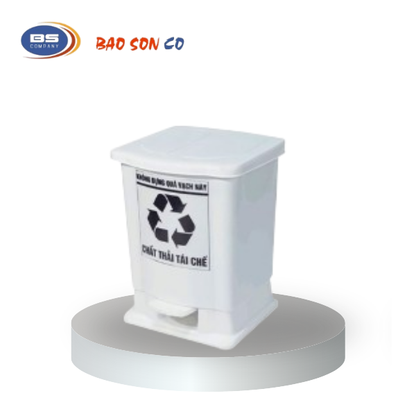 Thùng rác Y Tế 25 lít màu trắng Thùng rác Y Tế 25 lít màu trắng
