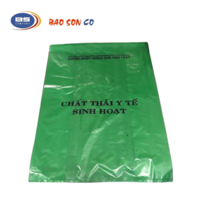 Túi đựng rác màu xanh lá
