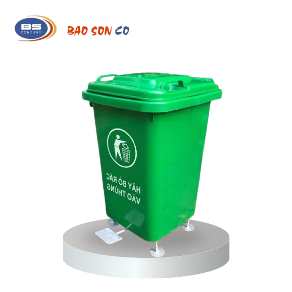 Thùng rác đạp chân sắt 60 lít Thùng rác đạp chân sắt 60 lít