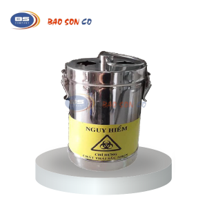 Hộp inox đựng kim tiêm 6L