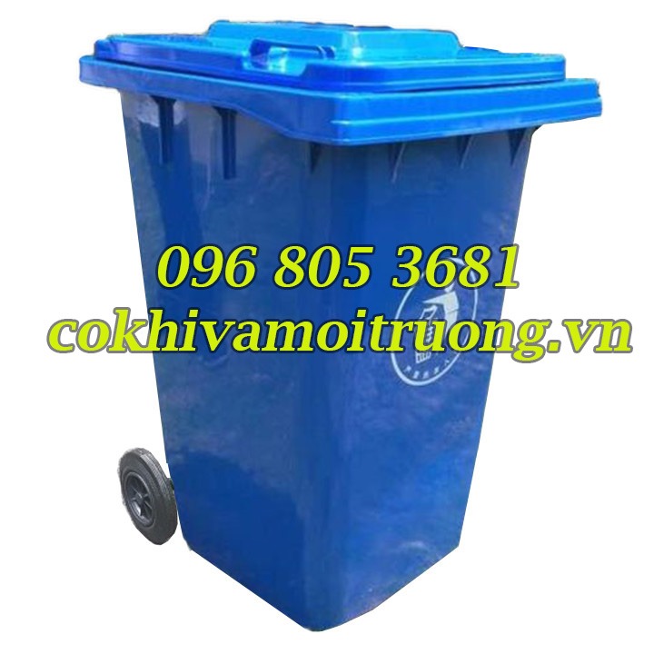 Thùng rác xanh dương 240l (1)
