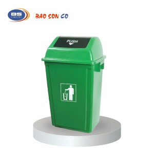 Thùng rác 60 lít nắp lật