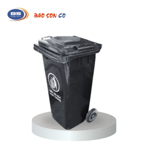 THÙNG RÁC 120L TIÊU CHUẨN (MÀU ĐEN)