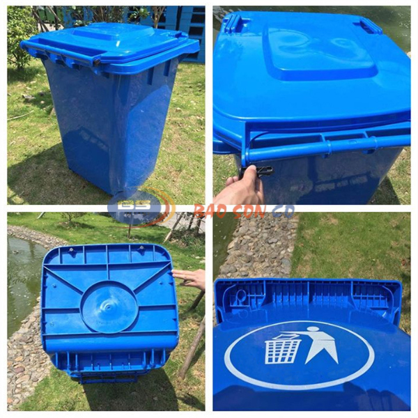 Thùng rác nhựa 249 lít xanh dương Thùng rác nhựa 249 lít xanh dương