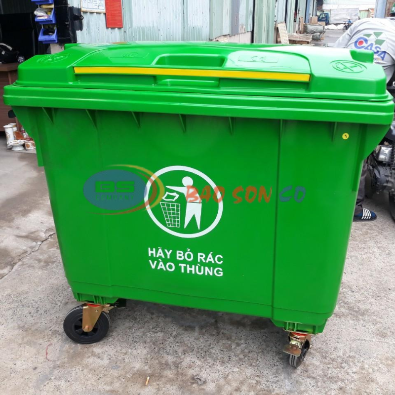 Xe gom rác 660l Xe gom rác 660l
