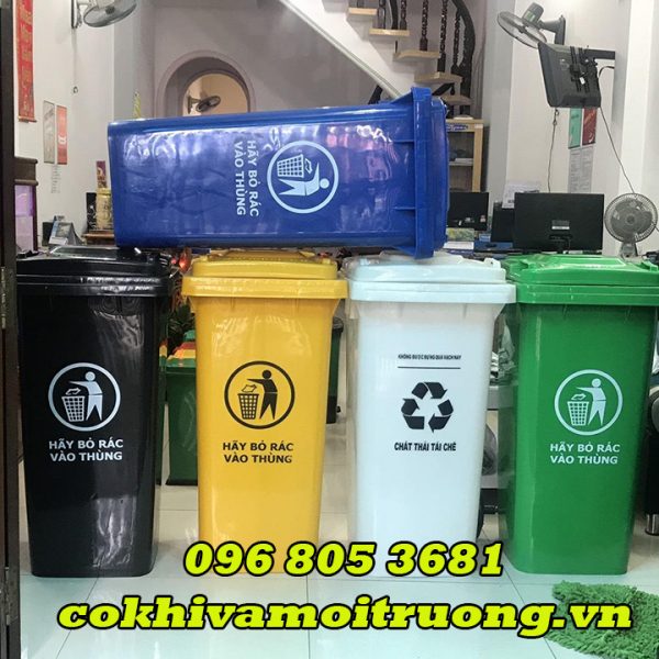 thùng rác công cộng 120l