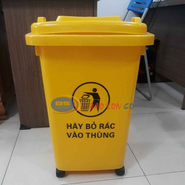 Thùng rác 60 lít nhựa HDPE Thùng rác 60 lít nhựa HDPE