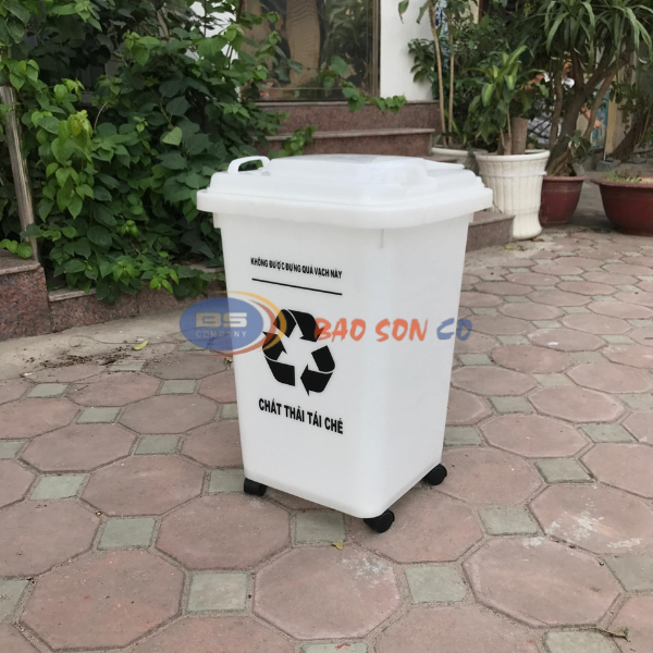 thùng rác 60 lít trắng thùng rác 60 lít trắng