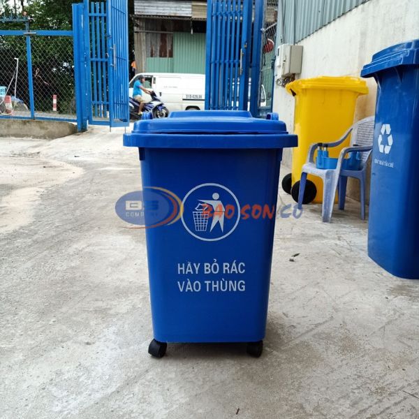 Thùng rác 60 lít xanh Thùng rác 60 lít xanh