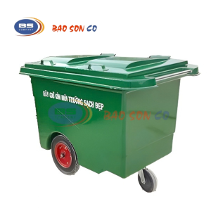 thùng rác composite 660l