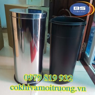 Thùng rác inox 30 lít