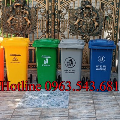 Thùng rác nhựa HDPE