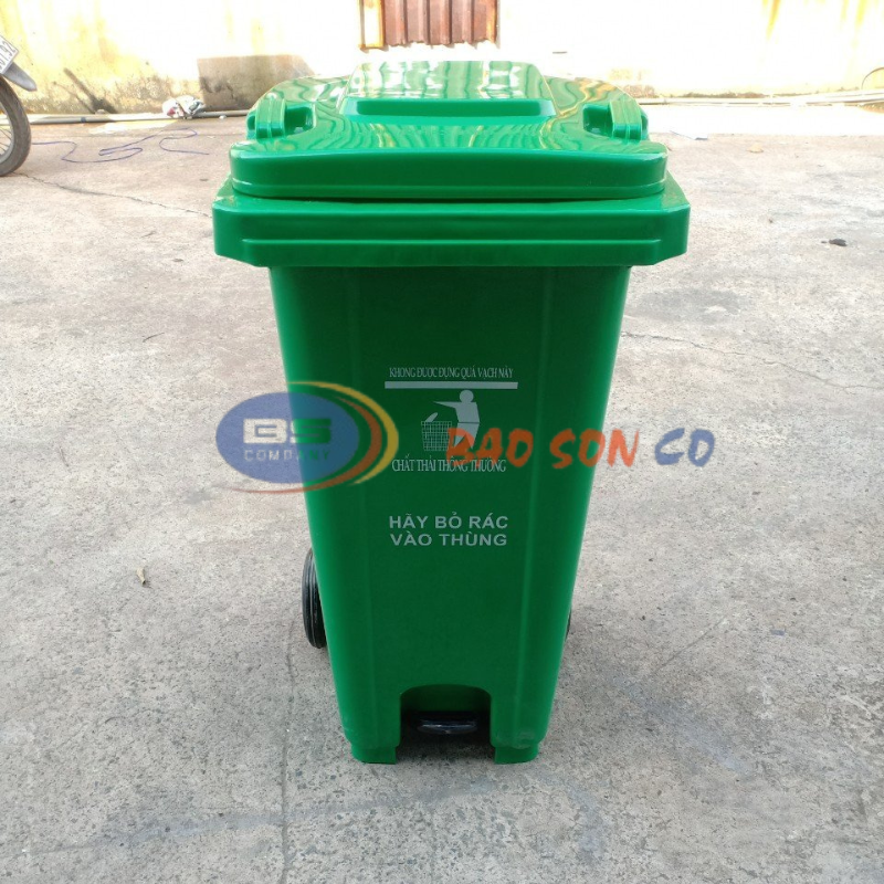 THÙNG RÁC 120L ĐẠP CHÂN