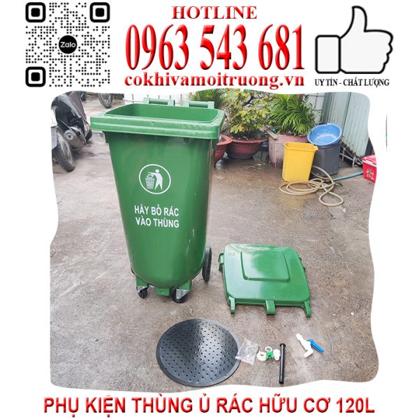 Phụ kiện thùng ủ rác hữu cơ 120l