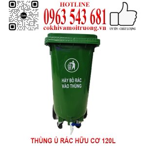 Thùng ủ rác hữu cơ 120l
