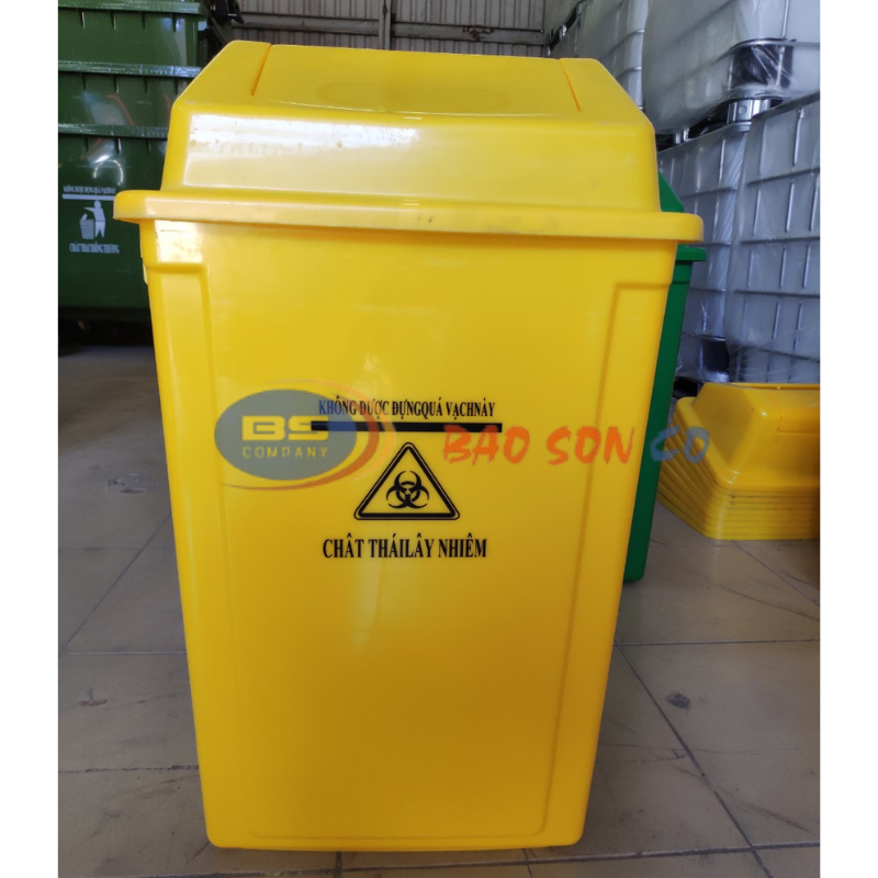 Thùng đựng chất thải lây nhiễm 60 lít Thùng đựng chất thải lây nhiễm 60 lít