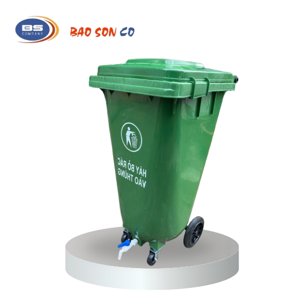 THÙNG RÁC 120L CÓ VÒI XẢ THÙNG RÁC 120L CÓ VÒI XẢ