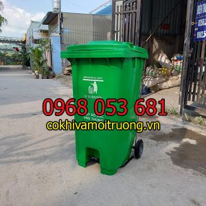 thùng rác công nghiệp 240l