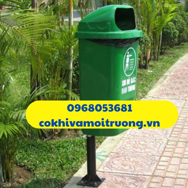 Thùng rác cọc treo đơn 55L