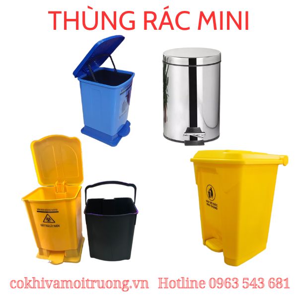 Thùng rác mini