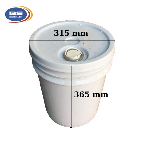 Kích thước xô nhựa 20L có nắp chiết