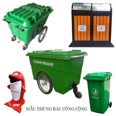 Mẫu thùng rác công cộng