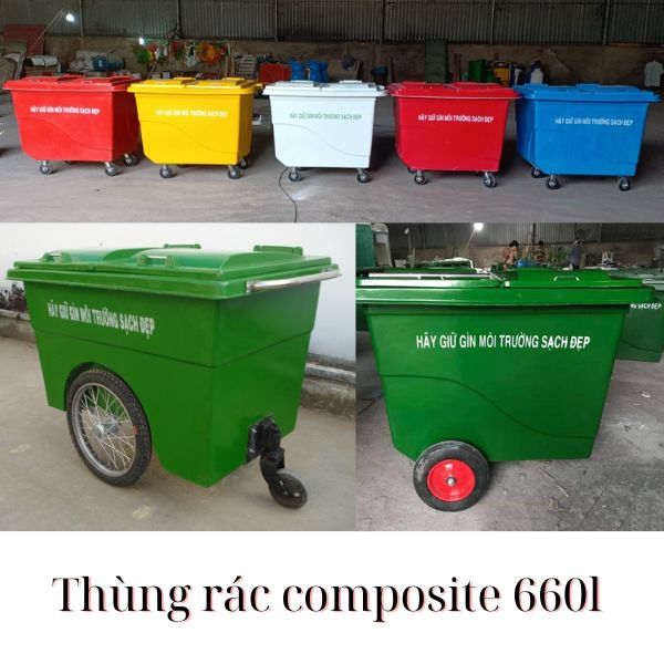 Chất liệu composite dung tích 660l