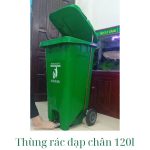 Thùng rác đạp chân 120l