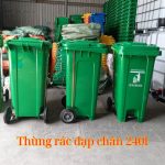 Thùng rác đạp chân 240l