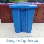 Thùng rác đạp chân 80l