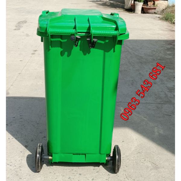 Thùng rác nhựa hdpe 240 lít vân 14,5 kg