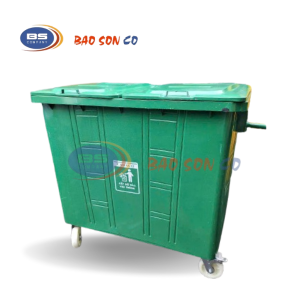 thùng rác thép sơn tĩnh điện