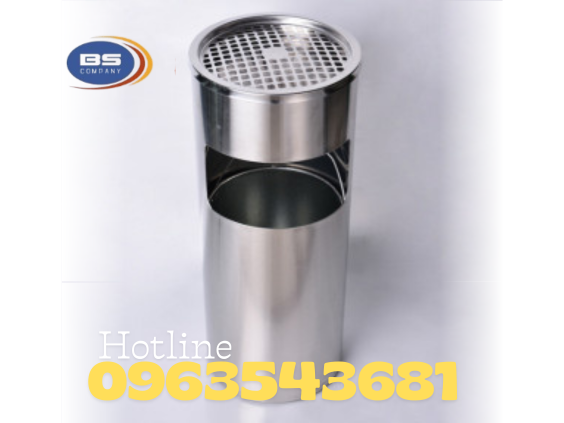 Thùng rác inox gạc tàn 