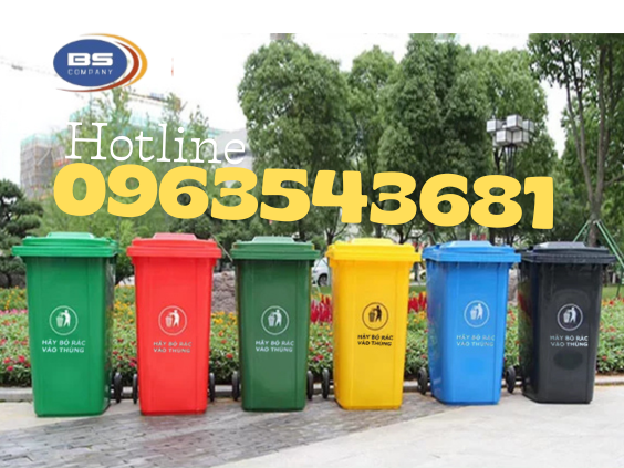 Thùng rác loại 240l tiêu chuẩn 