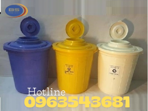 Xô rác y tế loại 60L