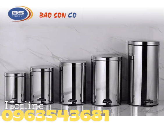 Thùng rác inox 
