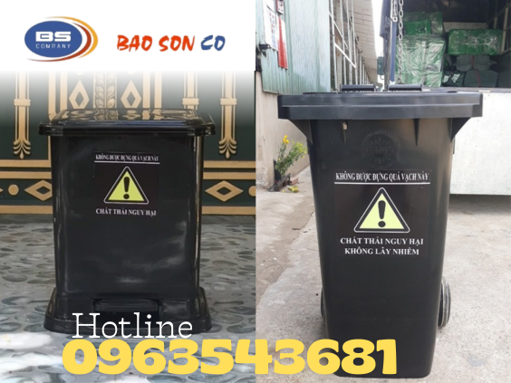 Thùng rác nguy hại 