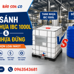 So sánh tank ibc 1000l và bồn nhựa