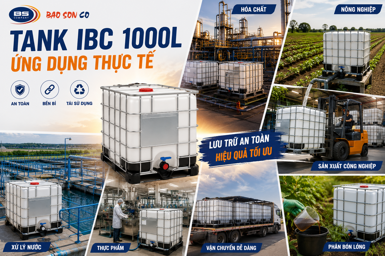 Ứng dụng thực tế tank ibc