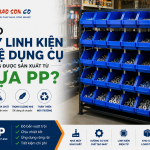vì sao khay linh kiện và kệ dụng cụ được sản xuất từ nhựa PP
