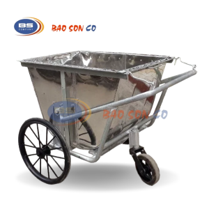 xe gom rác inox 400l