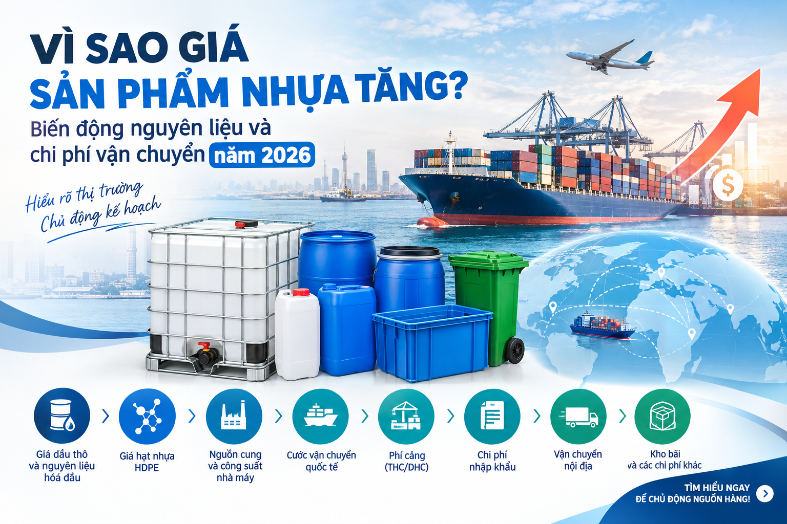 Vì sao giá sản phẩm nhựa tăng